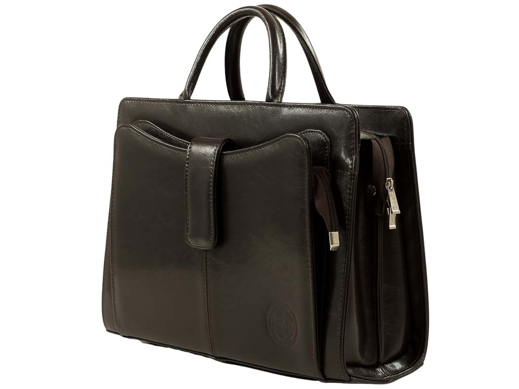 Briefcase Aktenmappe Damen Businesstasche Leder Aktentasche CROCCI