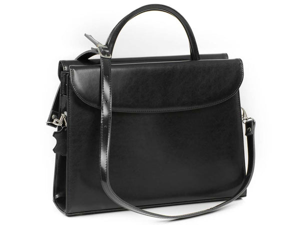 Aktentasche Damen Ledertasche Businesstasche schwarz LECCE | Bag & Leather