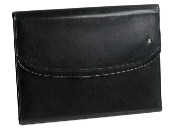 Klemmbrettmappe Leder - Konferenzmappe A4 schwarz MARO | Bag & Leather