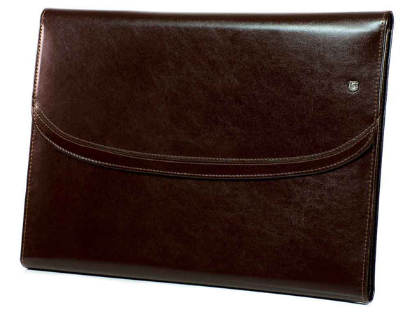 Klemmbrettmappe Leder - Konferenzmappe A4 braun MARO | Bag & Leather