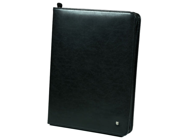 Konferenzmappe Dokumentenmappe A4 Leder schwarz TREVI | Bag & Leather