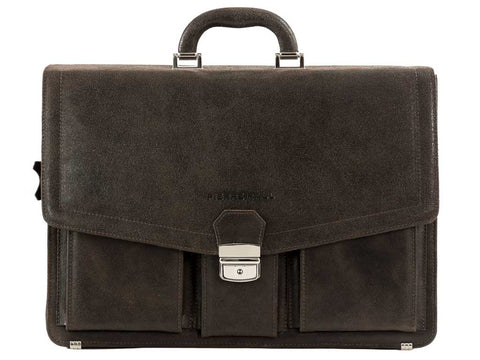 Leather briefcase TACCONE - PIERRE PAUL