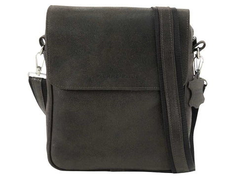 Leder Umhängetasche Herren Cross Body Bag Braun PRIOLO | PIERRE PAUL