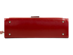 Aktentasche Damen Leder rot mit Laptopfach 15,6