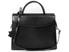 Aktentasche Damen Ledertasche Businesstasche schwarz LECCE | Bag & Leather