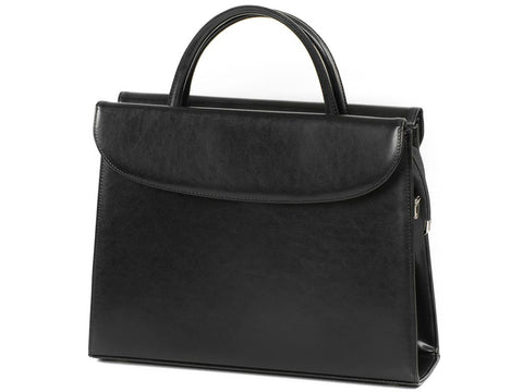 Aktentasche Damen Ledertasche Businesstasche schwarz LECCE | Bag & Leather