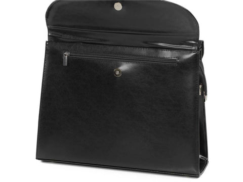 Aktentasche Damen Ledertasche Businesstasche schwarz LECCE | Bag & Leather