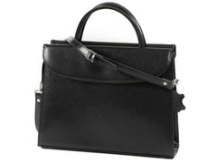 Aktentasche Damen Ledertasche Businesstasche schwarz LECCE | Bag & Leather