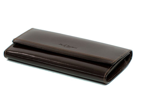 Large women's leather wallet PIANETTO