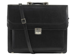 Aktentasche Herren Leder Laptoptasche Businesstasche schwarz CASUZZA | Bag & Leather