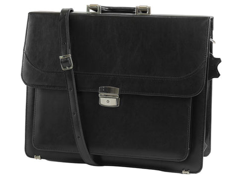 Aktentasche Herren Leder Laptoptasche Businesstasche schwarz CASUZZA | Bag & Leather