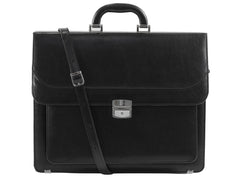 Aktentasche Herren Leder Laptoptasche Businesstasche schwarz CASUZZA | Bag & Leather