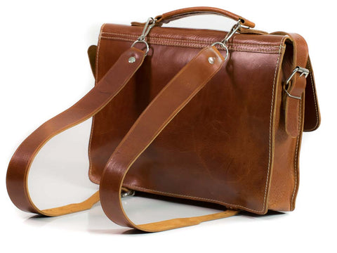 Small leather bag VITA - briefcase