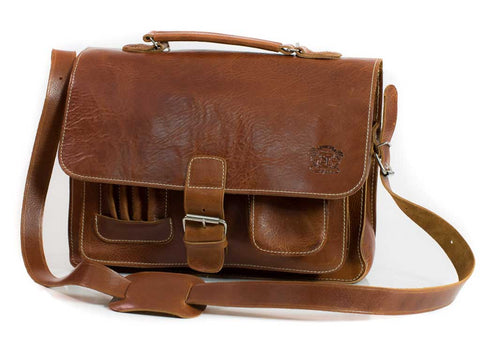 Small leather bag VITA - briefcase