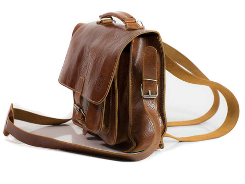 Small leather bag VITA - briefcase