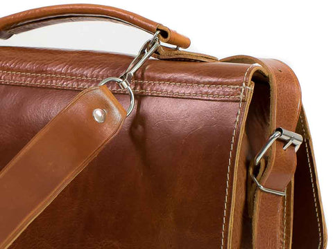 Small leather bag VITA - briefcase