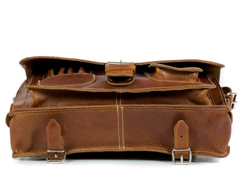 Small leather bag VITA - briefcase