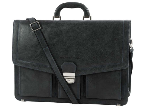 Leather briefcase TACCONE - PIERRE PAUL