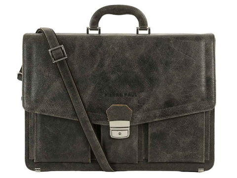 Leather briefcase TACCONE - PIERRE PAUL