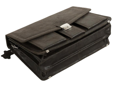 Leather briefcase TACCONE - PIERRE PAUL