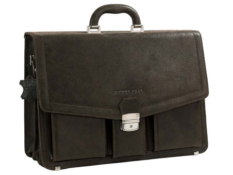 Leather briefcase TACCONE - PIERRE PAUL