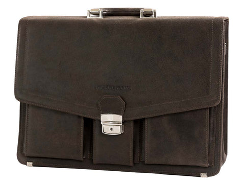 Leather briefcase TACCONE - PIERRE PAUL