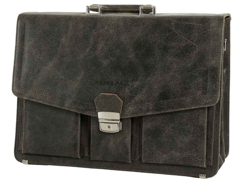 Leather briefcase TACCONE - PIERRE PAUL