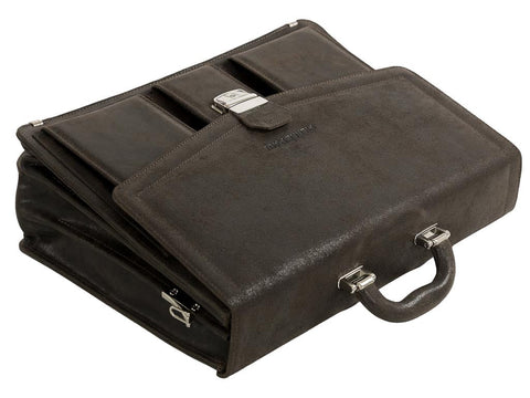 Leather briefcase TACCONE - PIERRE PAUL