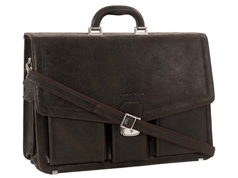 Leather briefcase TACCONE - PIERRE PAUL