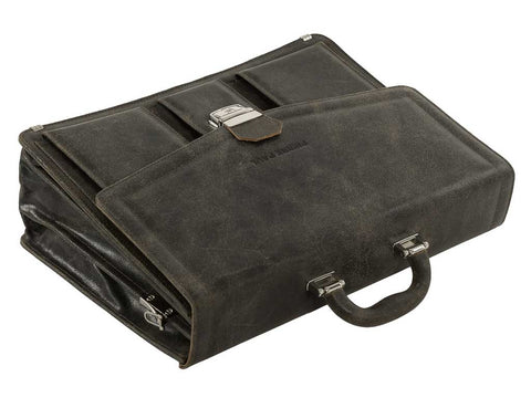 Leather briefcase TACCONE - PIERRE PAUL