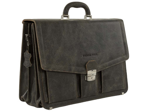 Leather briefcase TACCONE - PIERRE PAUL