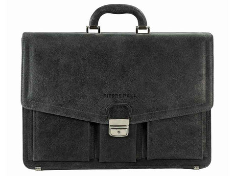 Leather briefcase TACCONE - PIERRE PAUL