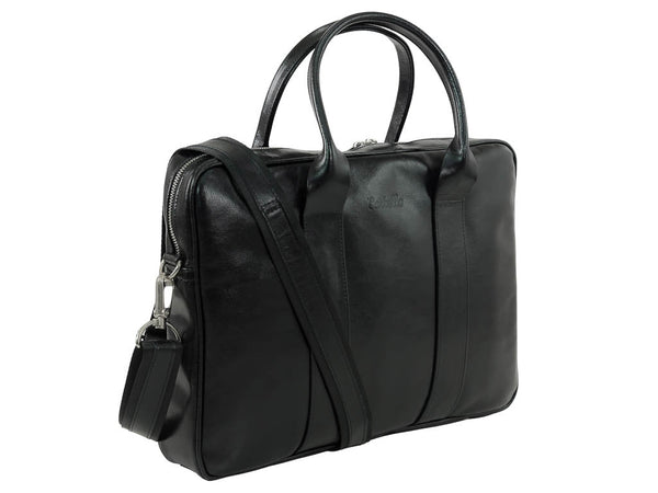 Leather laptop bag SCAVO