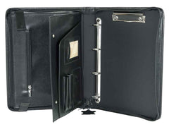 Dokumentenmappe  Leder Business Portfolio schwarz BOSARO | Bag & Leather